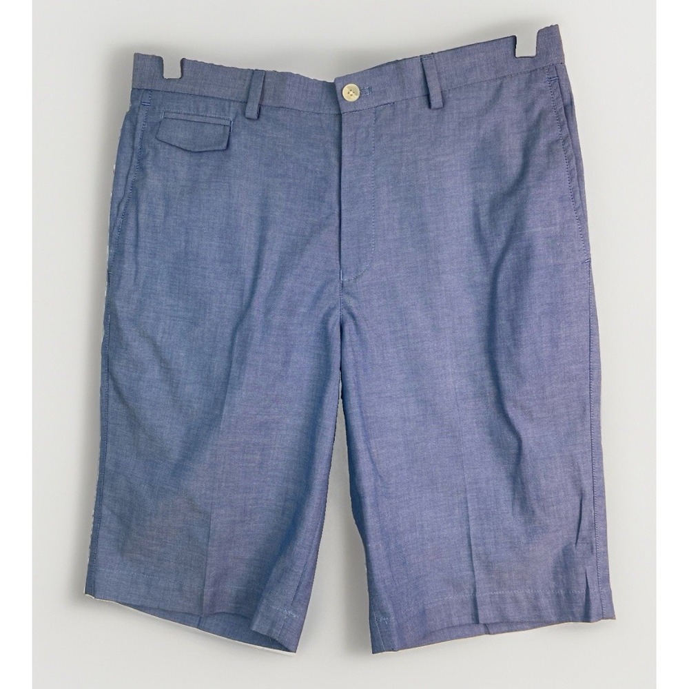 Lauren Ralph Lauren Women's 4 Blue 100% Cotton 30"W Bermuda Shorts